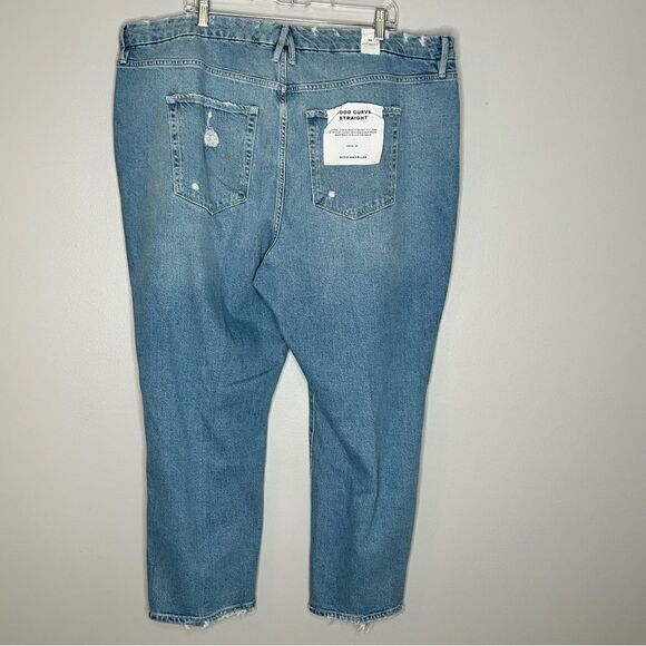 Good Curve Straight With Natural Fray Hem NWT - Picture 5 of 6